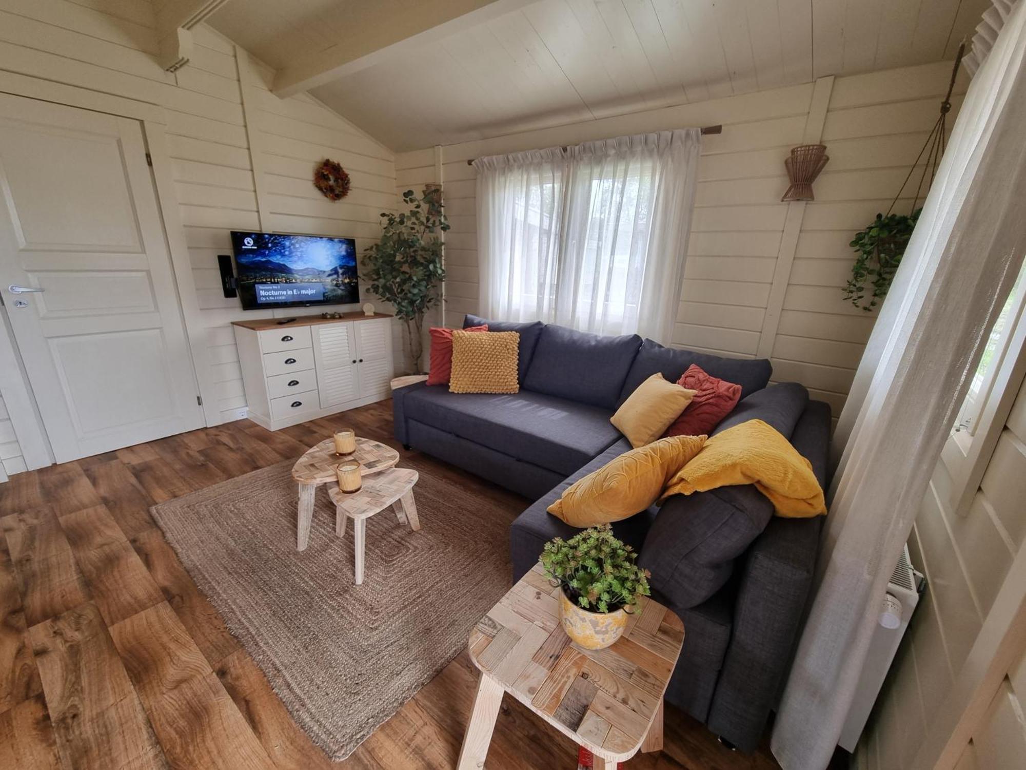 Nieuw - Luxe Blokhut Chalet In Bosrijke Omgeving Anloo Buitenkant foto