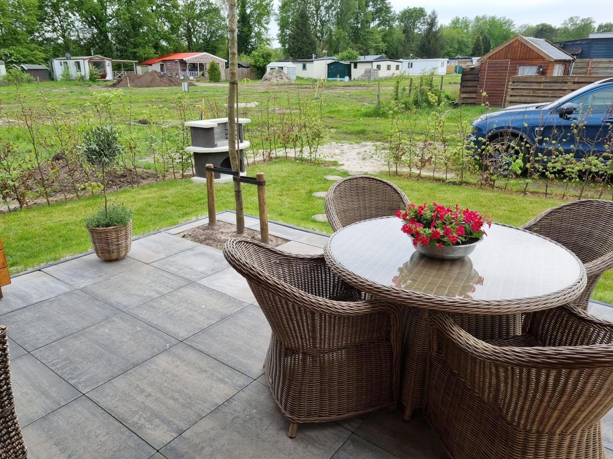Nieuw - Luxe Blokhut Chalet In Bosrijke Omgeving Anloo Buitenkant foto